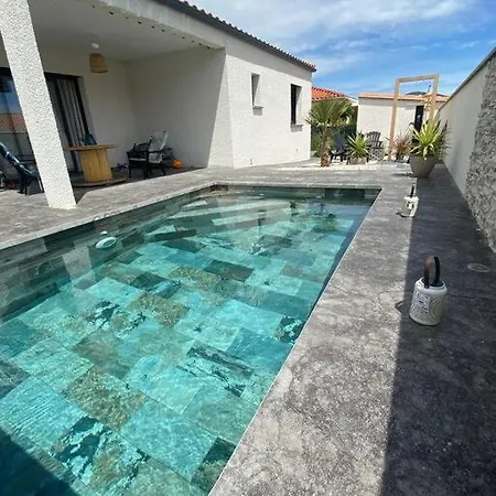 Moderne Clim Piscine Vakantiehuis Rigarda